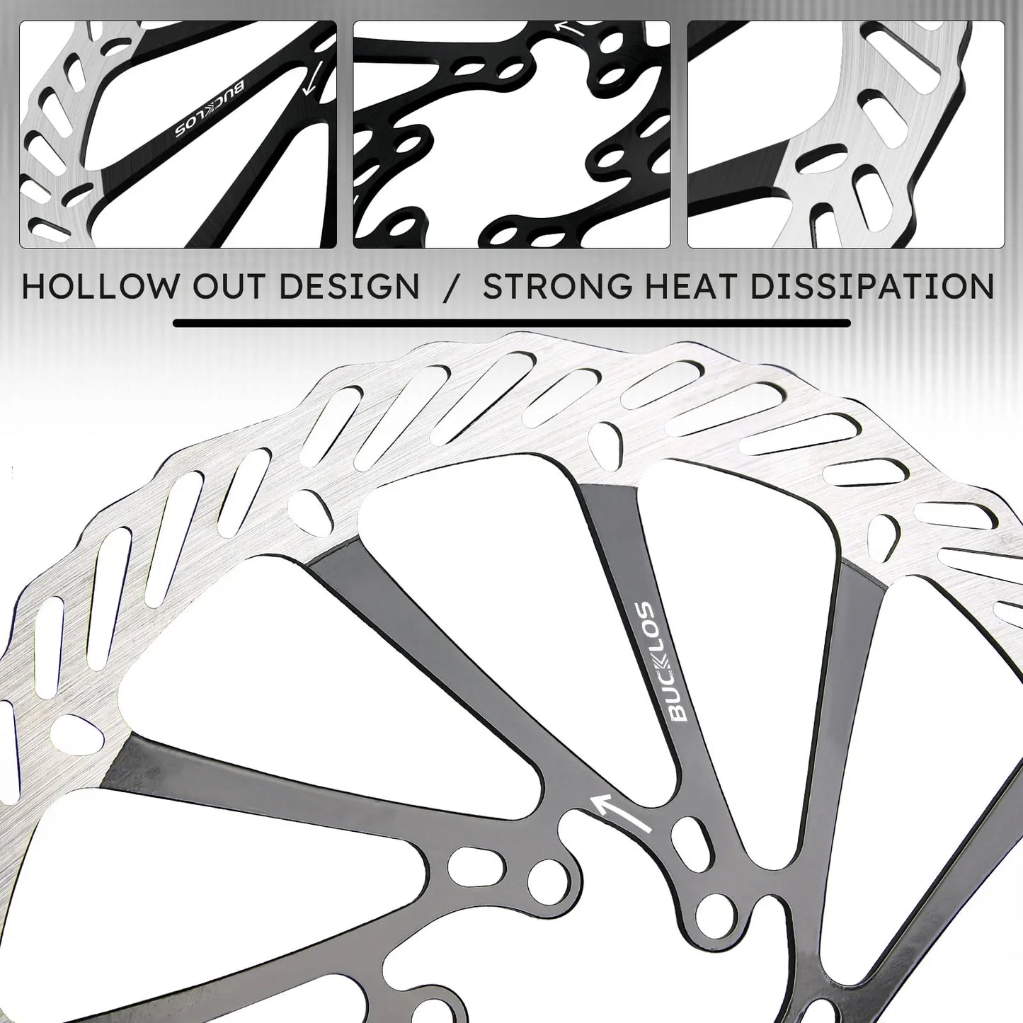 Fahrrad Bremsscheibe 160 180 203mm MTB Rennrad Hydraulisch Wärmeableitung