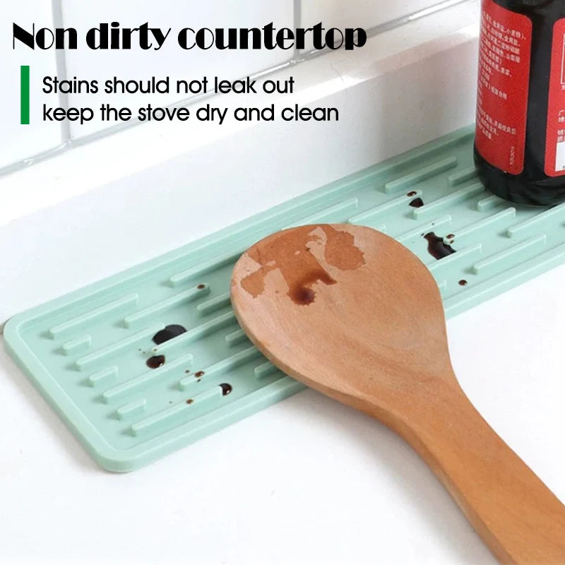 Rutschfeste Silikon Abtropfmatte für Küchen Arbeitsplatten und Bars