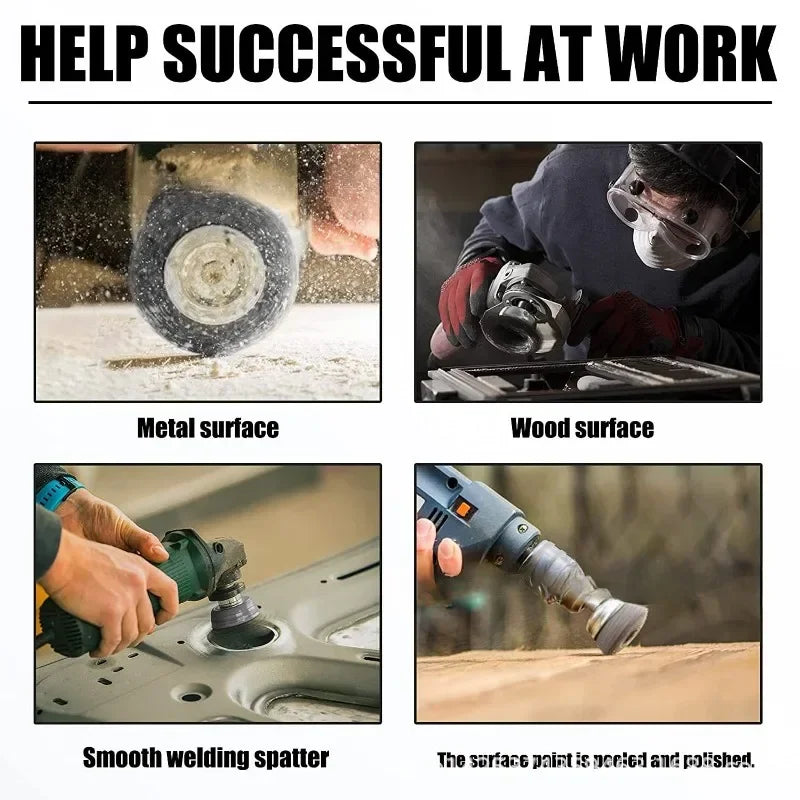 Vielseitiges Drahtbürsten Set für Bohrmaschinen zum Polieren und Reinigen