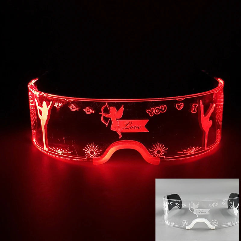 Leuchtende LED Brille für Partys Feste und besondere Anlässe