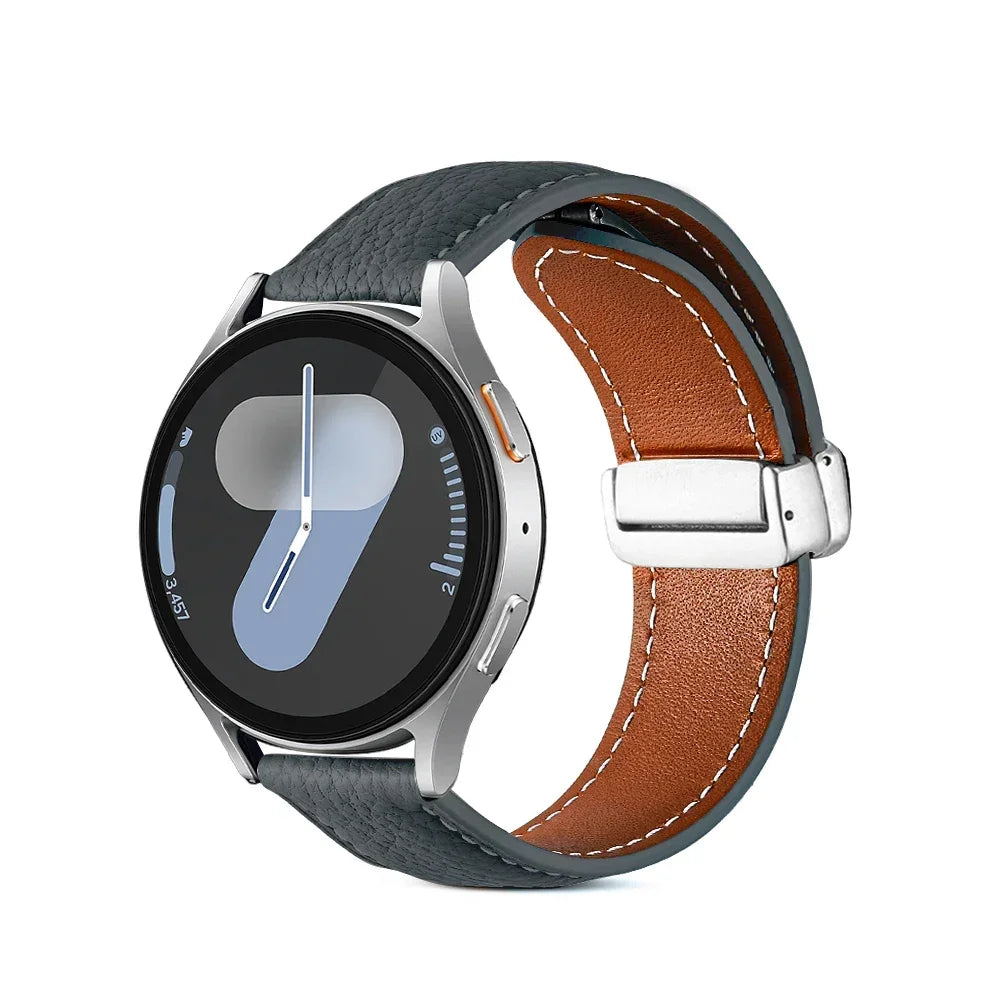 22 mm Lederarmband mit Magnetschnalle für Xiaomi Redmi Watch