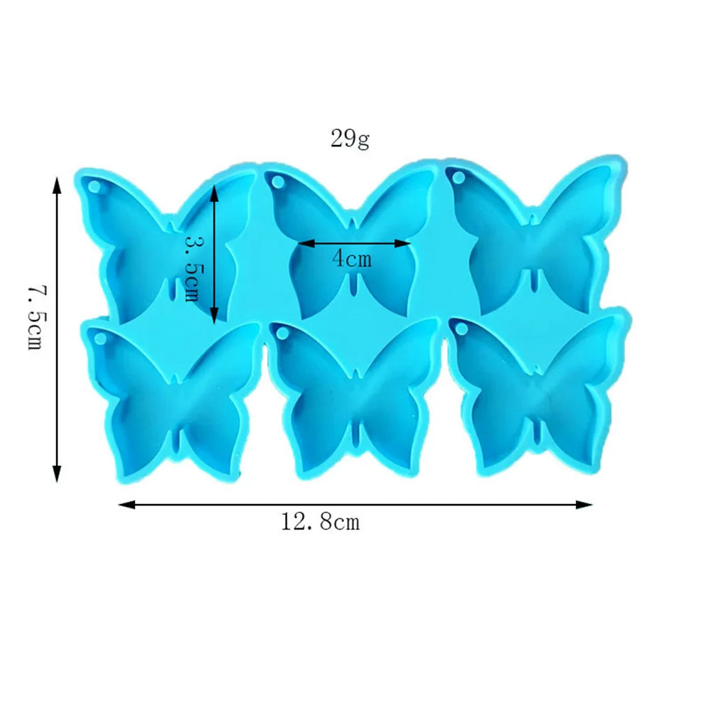 8 bis 12 DIY Silikonformen runde ovale Harz Anhänger für Schmuckherstellung