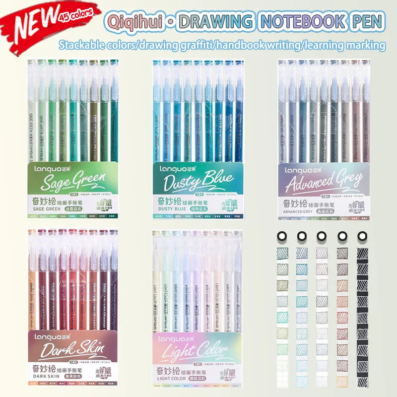 Gelstift Set 27-207 Farben – Zeichenstifte für Schule & Kreatives-Yabubest - Home & More