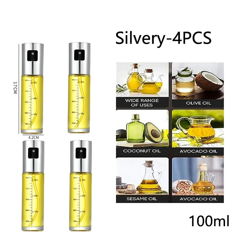 Glas Öl Sprüher für Kochen, Salat, Grillen, Backen – Essigflasche 2-in-1