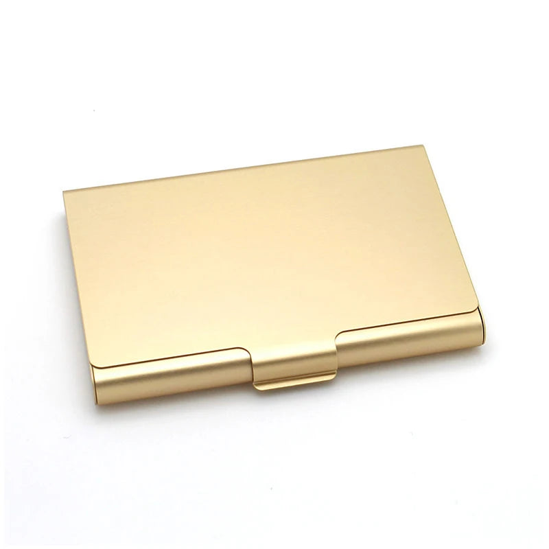 Ultradünner Aluminium Visitenkartenhalter Metall Etui praktisch elegant