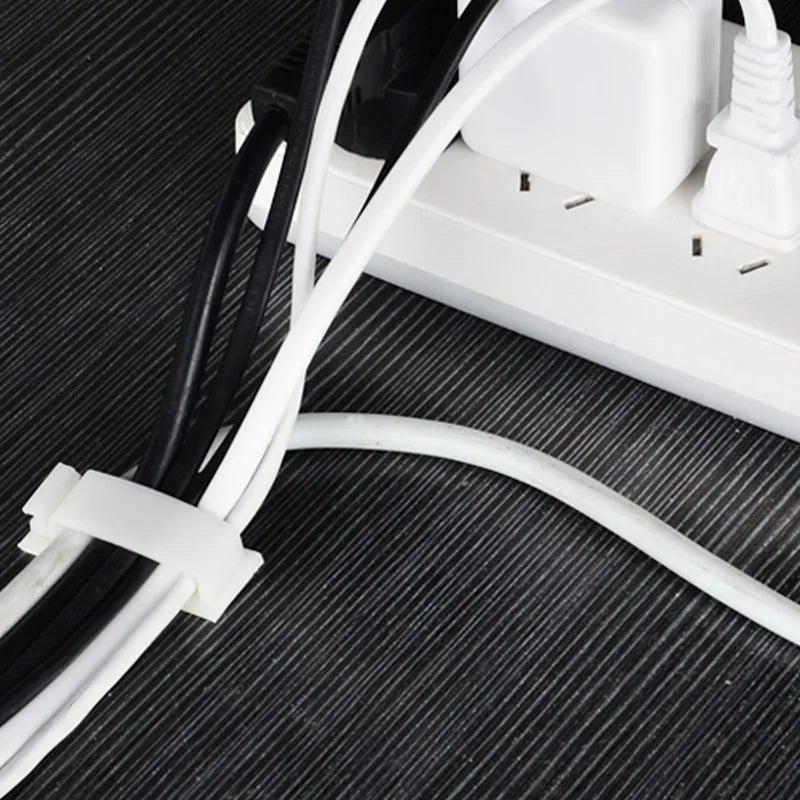 10er Set Kabel Organizer Clips für sauberen Desktop: Maus, Kopfhörer, USB