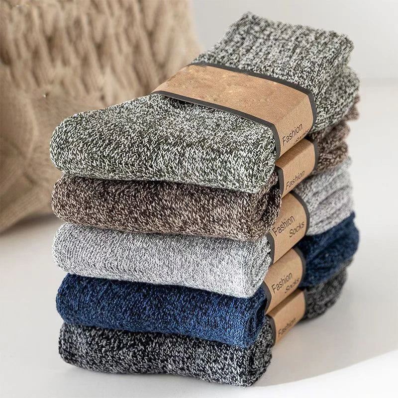 Warme Winter Socken für Herren mit Mittelhohem Schaft
