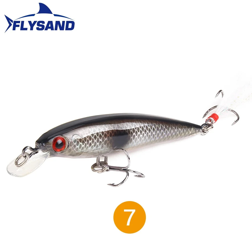 Effektiver Laser Minnow Köder 90mm 7,2g für Süß- und Salzwasser