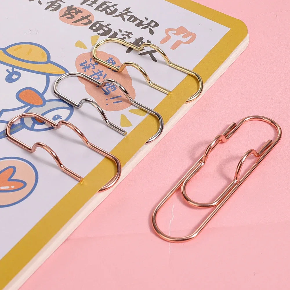 Multifunktionale Metall Büroklammern Stift Halter Clips für Notizbücher