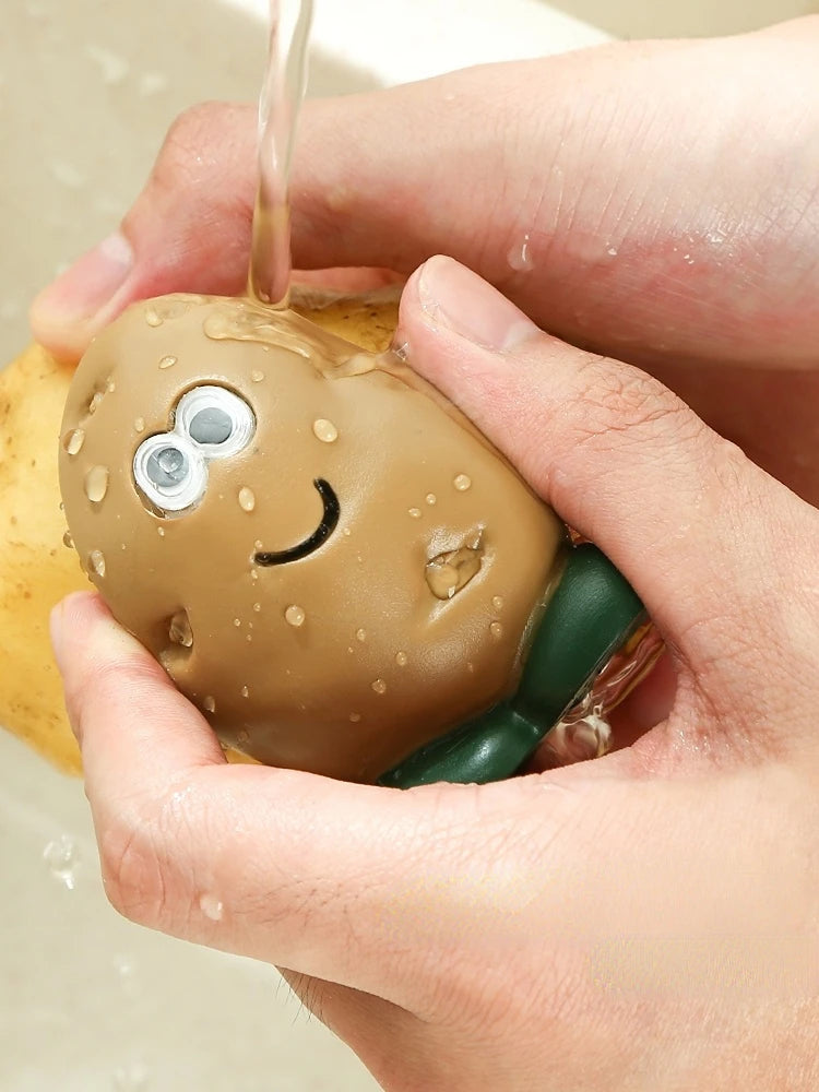 Süße Gemüsebürste zum Waschen und Schrubben für Obst und Küche