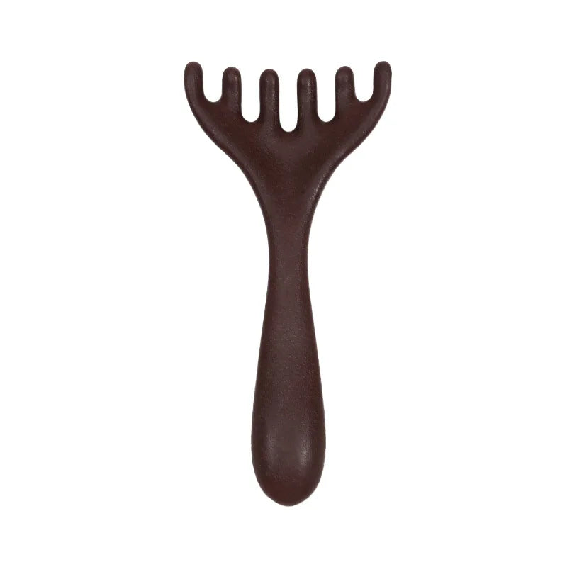 Holz Meridian Massage Kamm 6 Klauen Kopf Massagegerät für Entspannung-Yabubest - Home & More