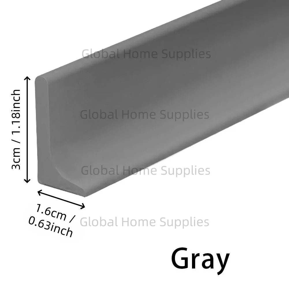 Flexible Duschschwelle für Badezimmer | Wasserschutz & Trennung