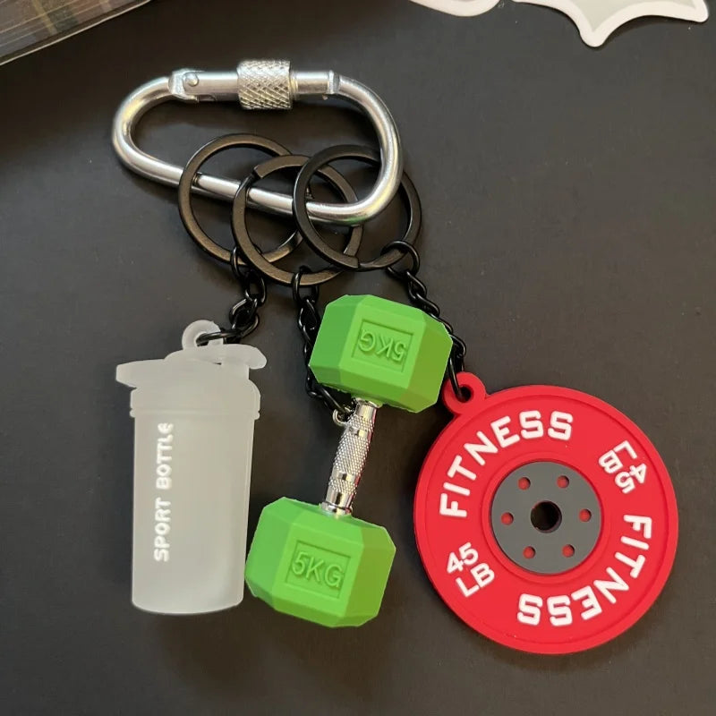 3D Mini Boxhandschuhe Schlüsselanhänger mit Karabiner und Schloss Dekor