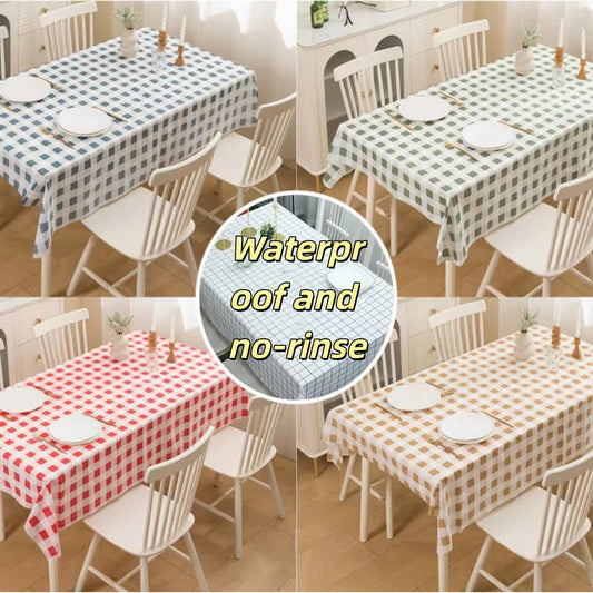 Moderne rechteckige Tischdecke – wasserdicht und ölabweisend