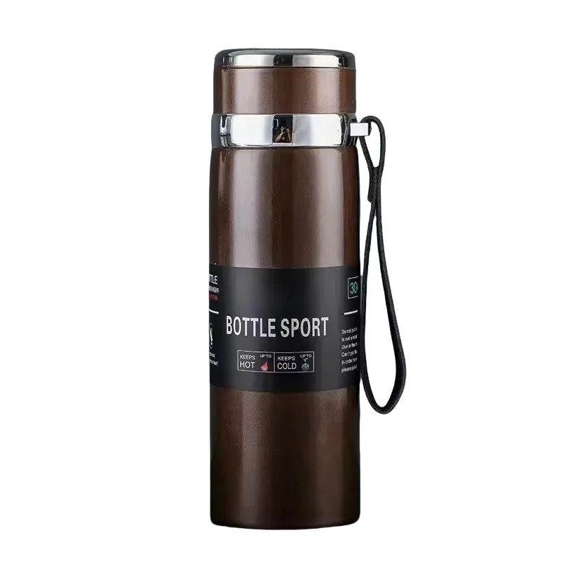 1 l Edelstahl Thermoskanne Isolierflasche für heiße und kalte Getränke