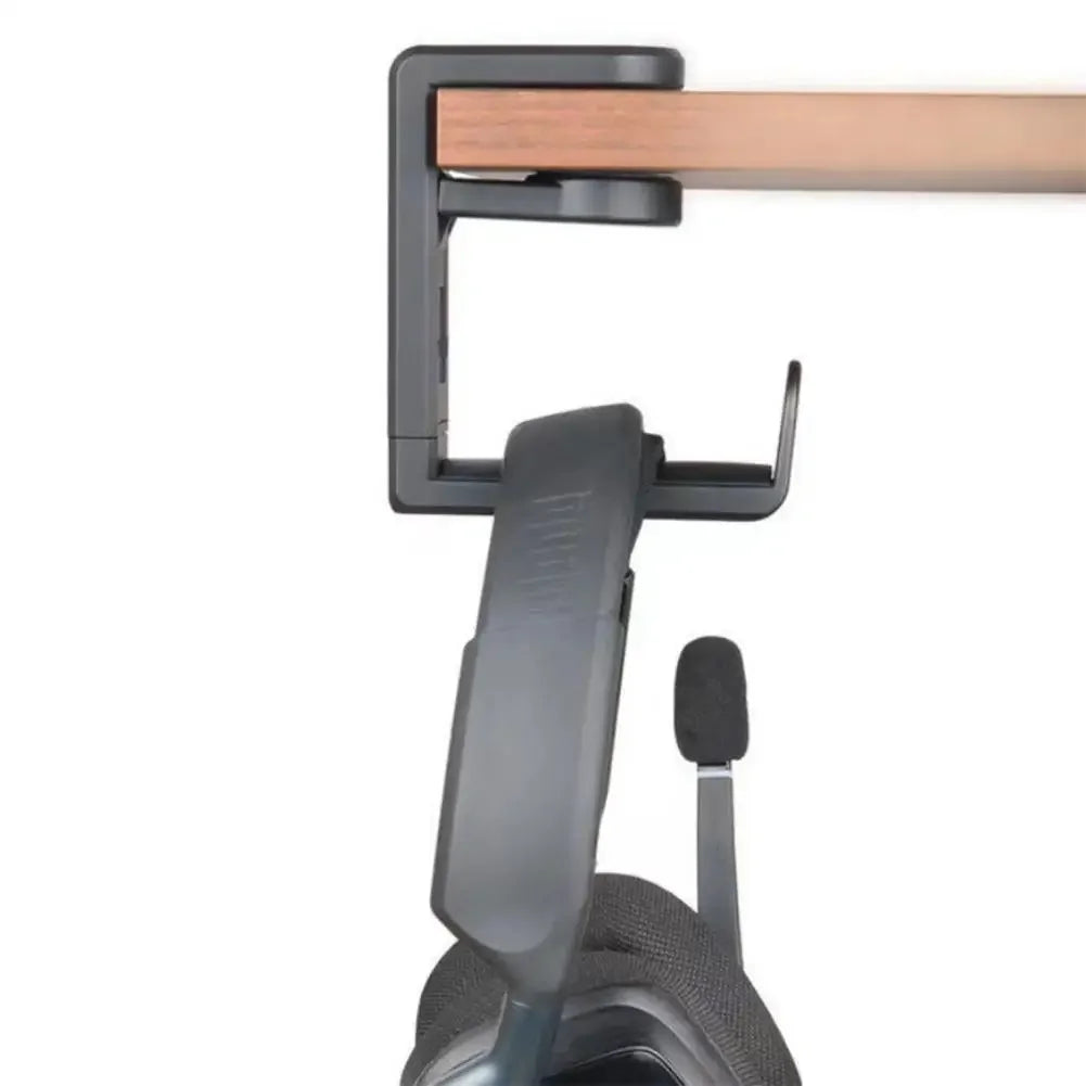 Verstellbarer PC Gaming Kopfhörerständer mit 360 Grad Dreharm und Schreibtischklemme