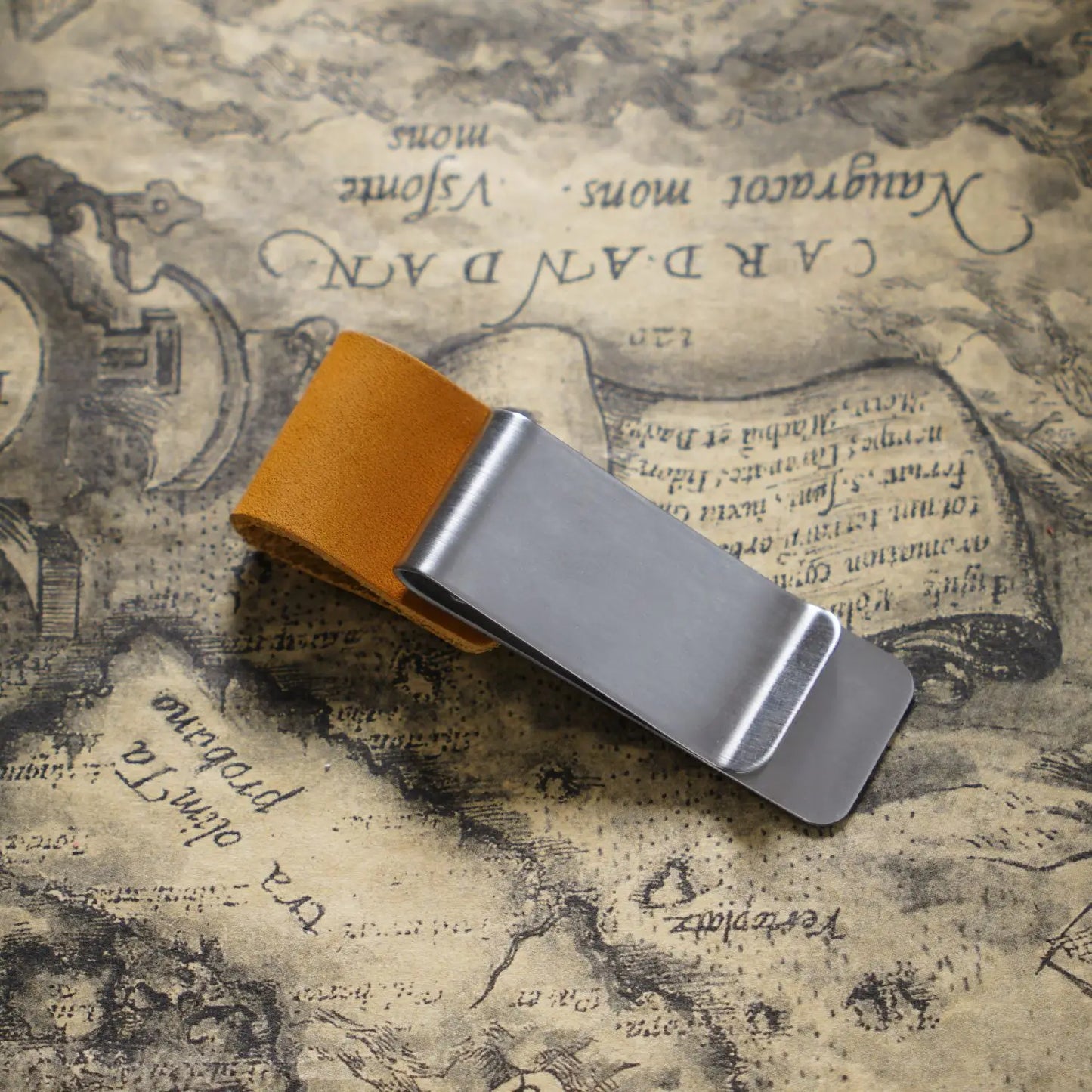 Edler Metall Leder Stifthalter für Notizbücher und Tagebücher