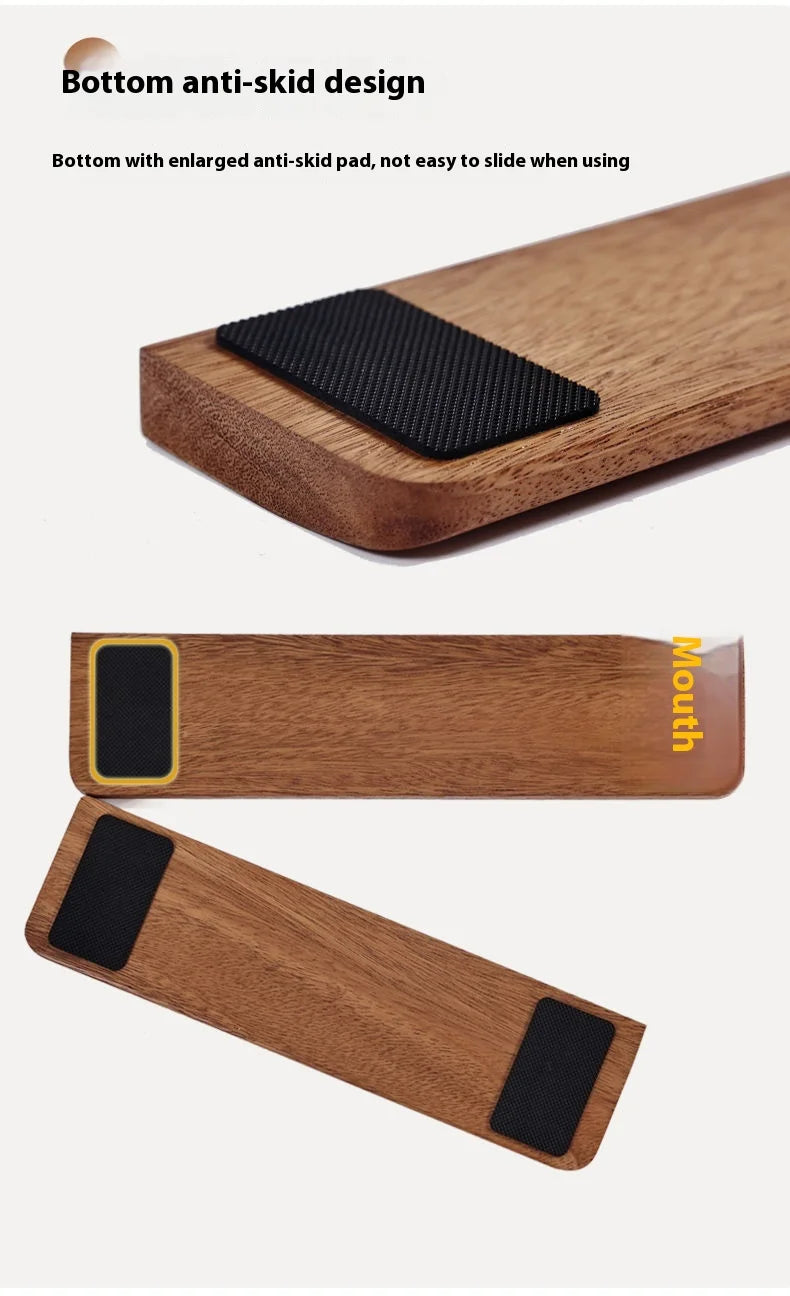Ergonomische Massivholz Handballenauflage für mechanische Tastaturen