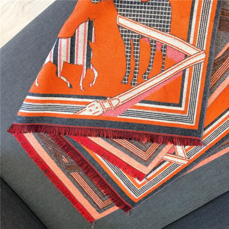 Luxuriöser Kaschmir-Gefühl Schal für Frauen im Herbst/Winter-Yabubest - Home & More