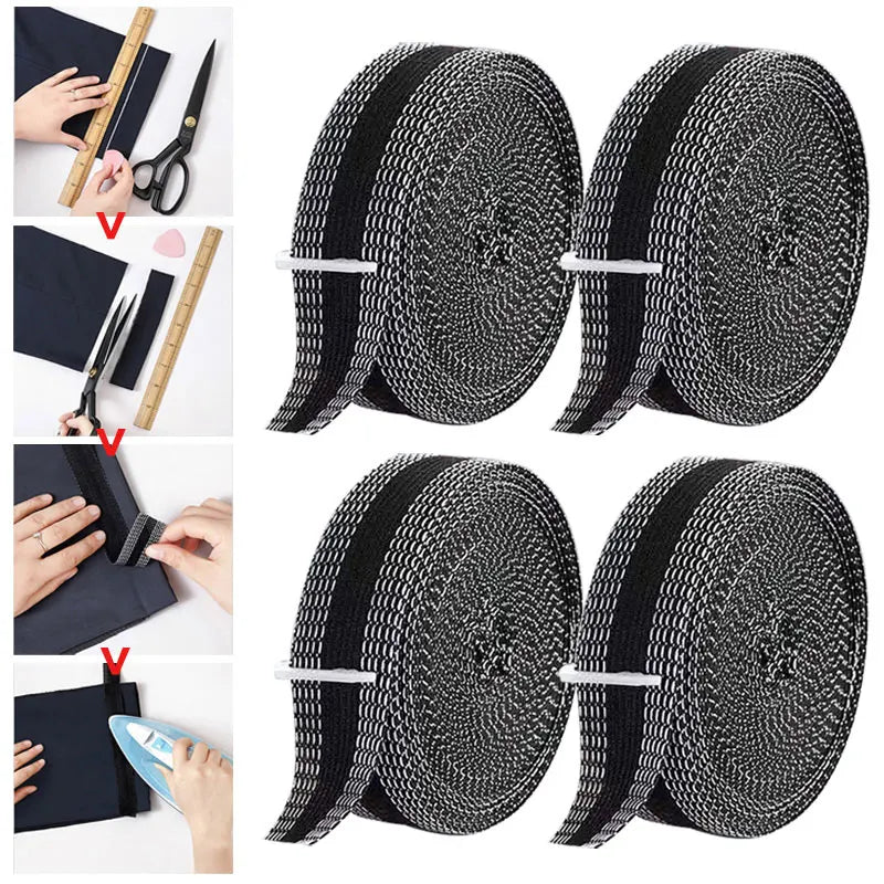 Schnelle Jeans-Reparatur: Selbstklebende Hosenpaste mit Bügelfunktion 2,5 cm