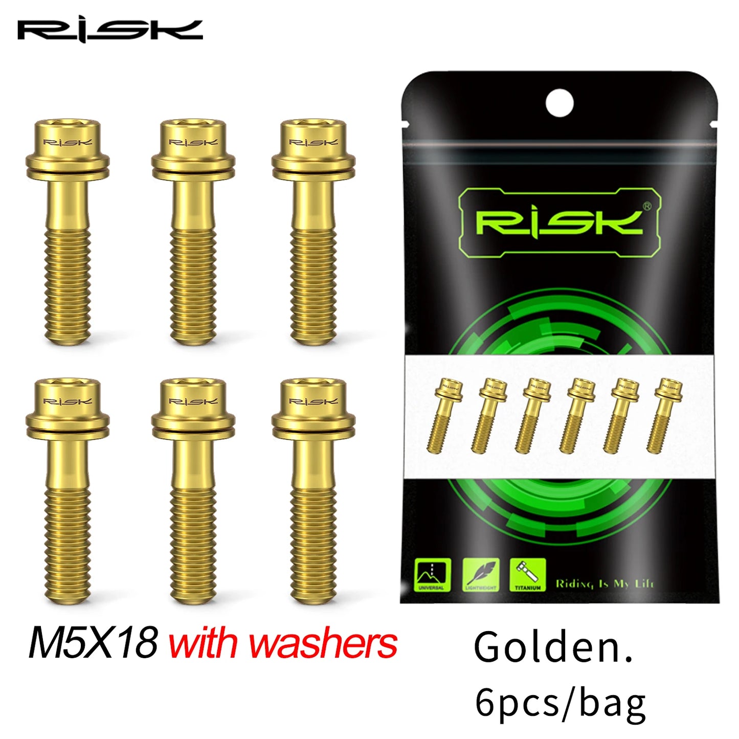 Fahrrad Vorbau Lenker Schrauben Set – Titan M5x16 M5x18 M5x20 Auswahl