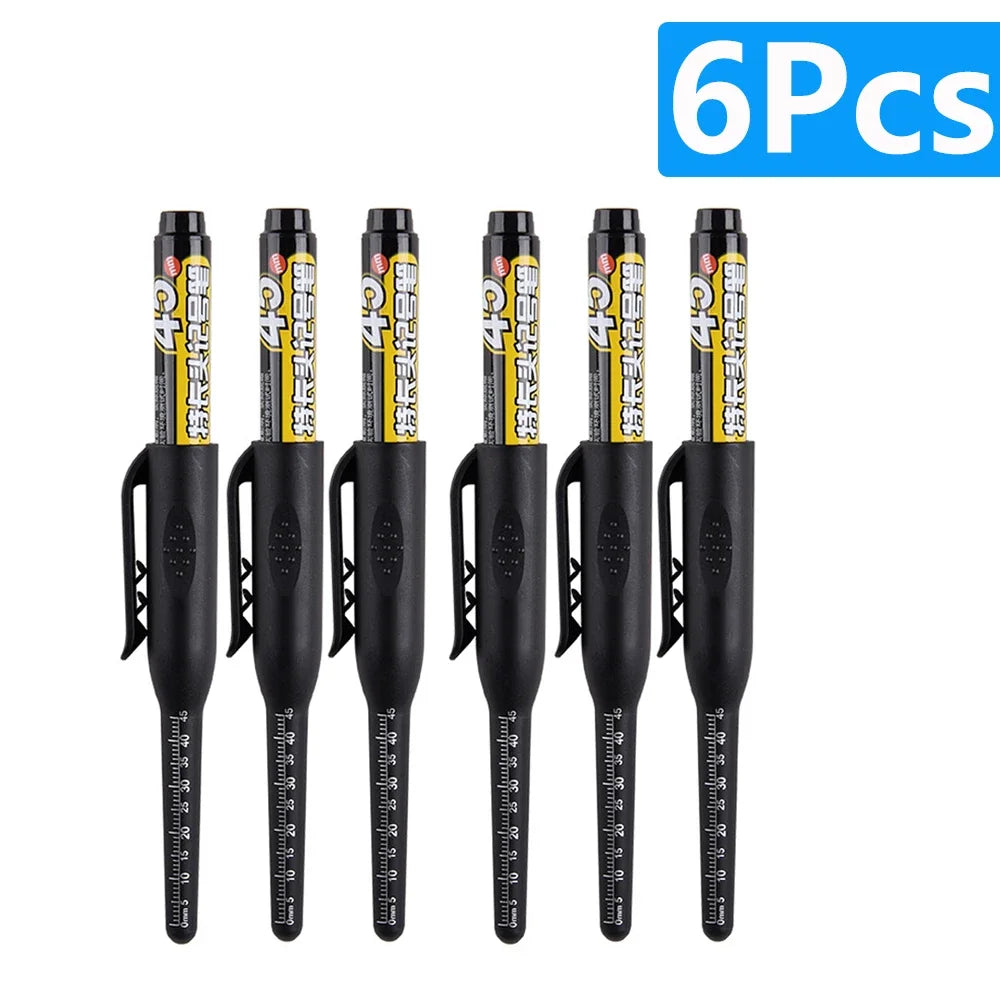 45mm langlebiger Tiefloch Marker Stift für präzise Holz- und Metallmarkierung