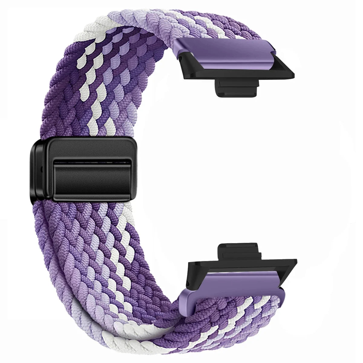 Verstellbares Nylon-Schlaufenarmband mit Magnetverschluss für Sportuhren
