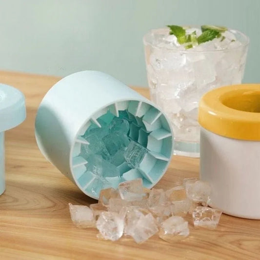 Mini Silikon Eiswürfelform Runde Eis Lagerung Box für DIY
