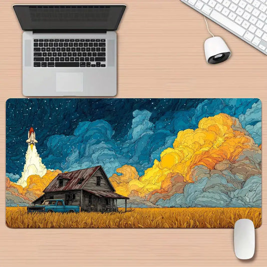 Großes Mauspad für präzises Arbeiten und Gaming mit Komfort