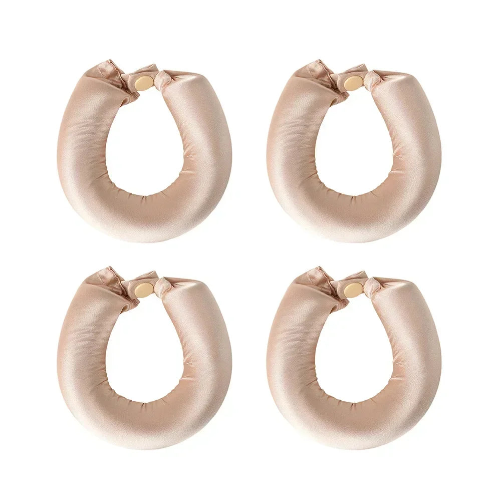 Heatless Lockenwickler Set: Satin Lockenstab Stirnband für sanfte Wellen