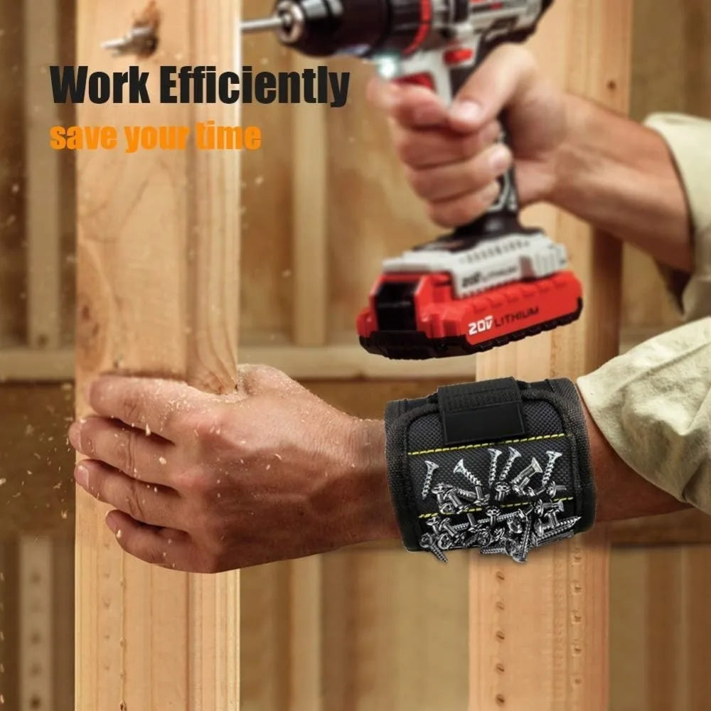 Magnetisches Werkzeug-Armband verstellbar für Schrauben Nägel und Bohrer