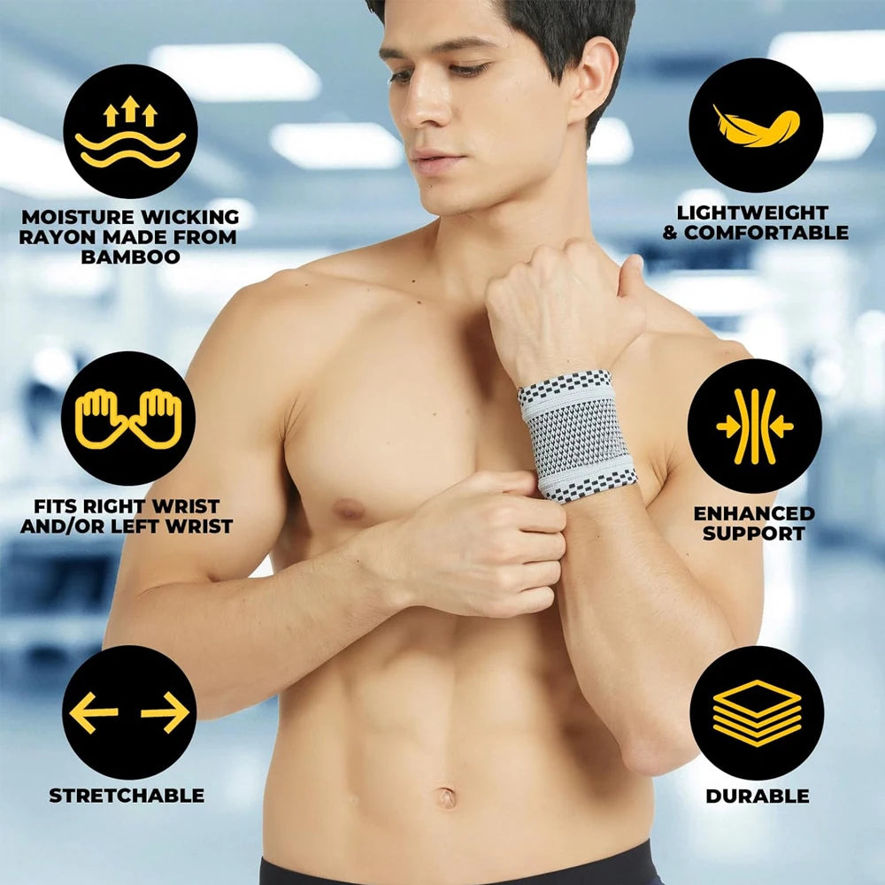 2er Set Handgelenk-Kompressionsbandage zur Schonung bei Karpaltunnel und Arthritis