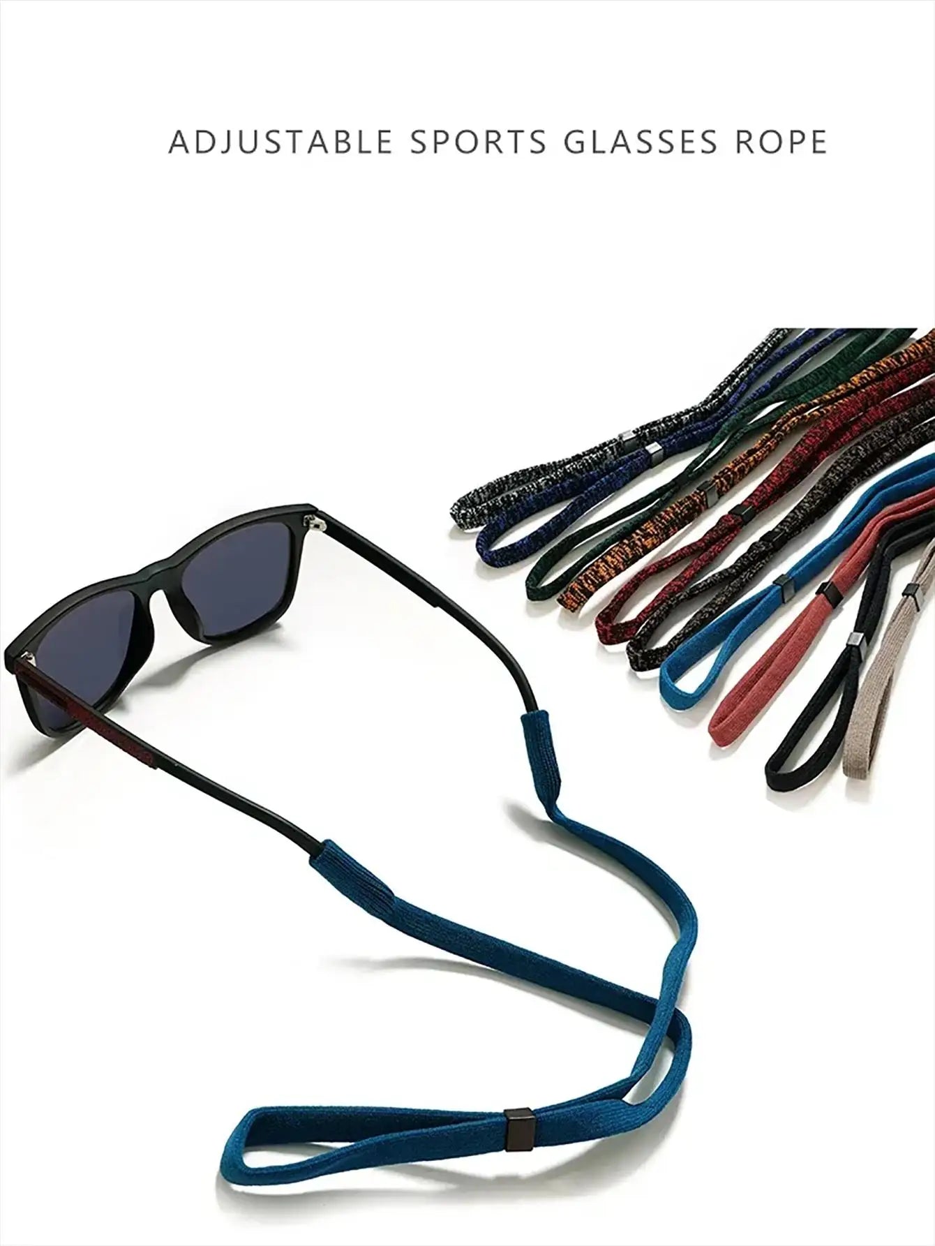 Verstellbares Halsband Brillenband passend für Sport Sonnenbrillen Herren Damen