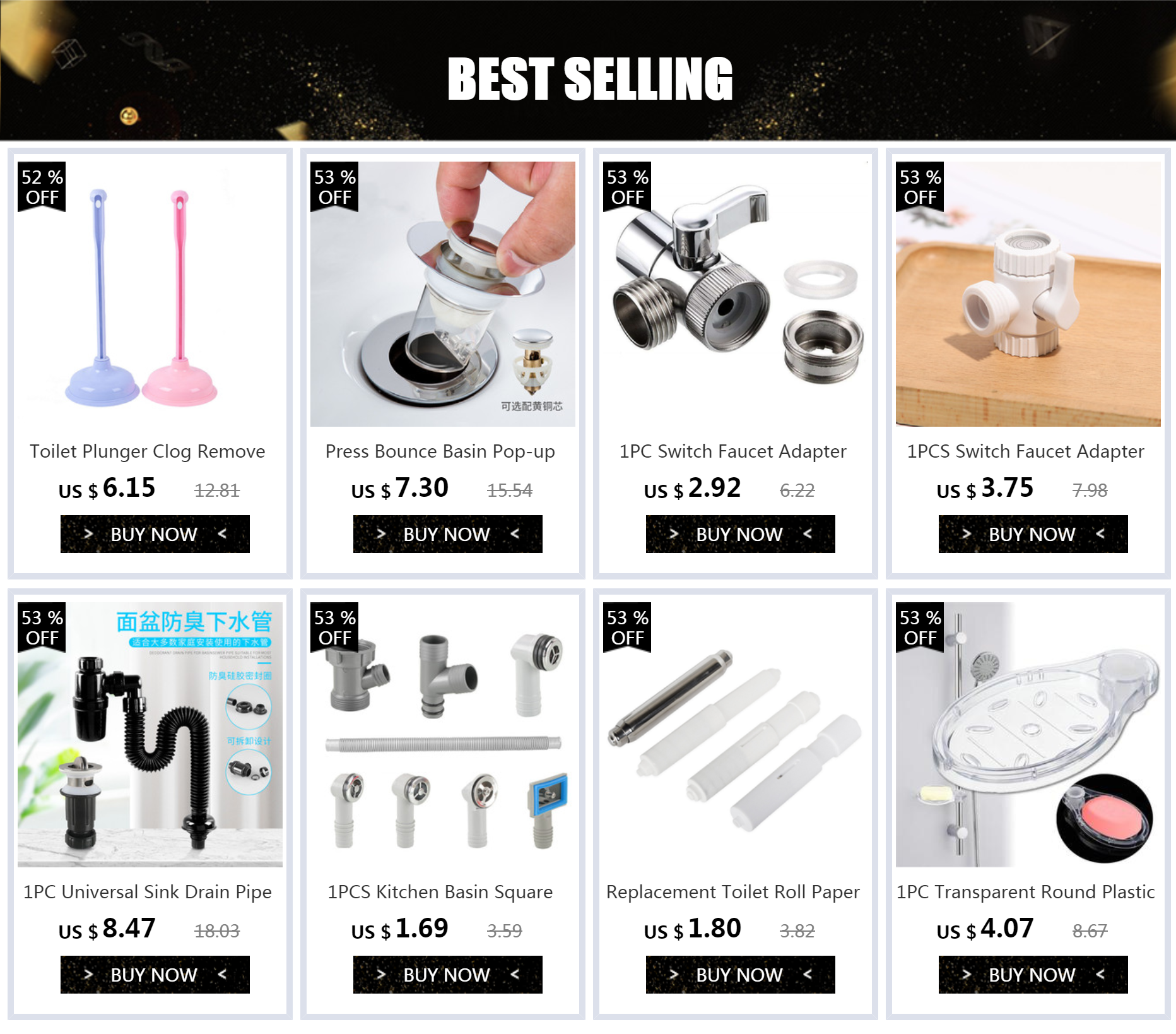 Kupfer Küchenspüle Wasserhahn Zubehör für Badezimmer-Yabubest - Home & More