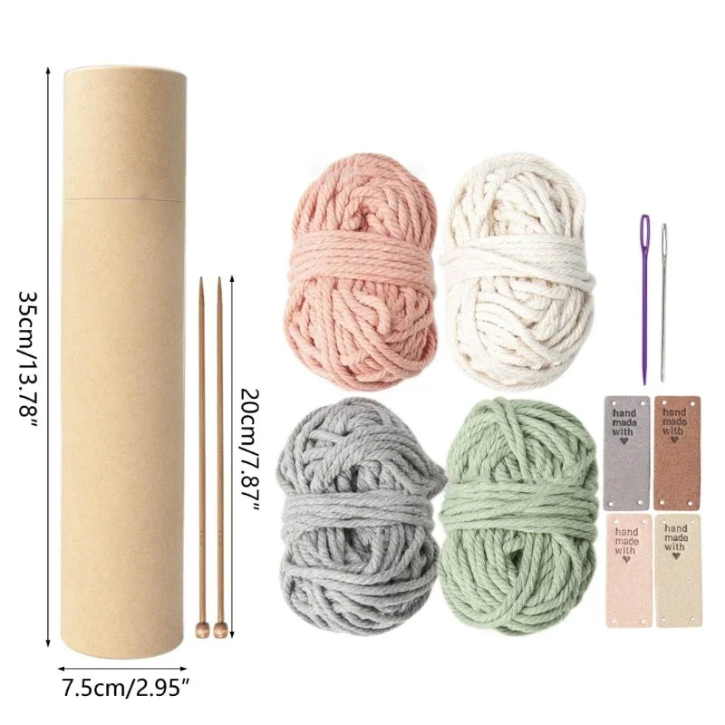 DIY Makramee Untersetzer Strickset Kreativ Starterset Baumwolle G