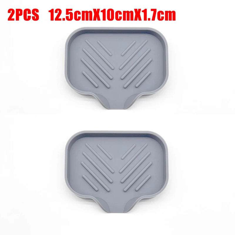 Silikon Ablage für Seife Schwamm und Pinsel Küche Waschbecken