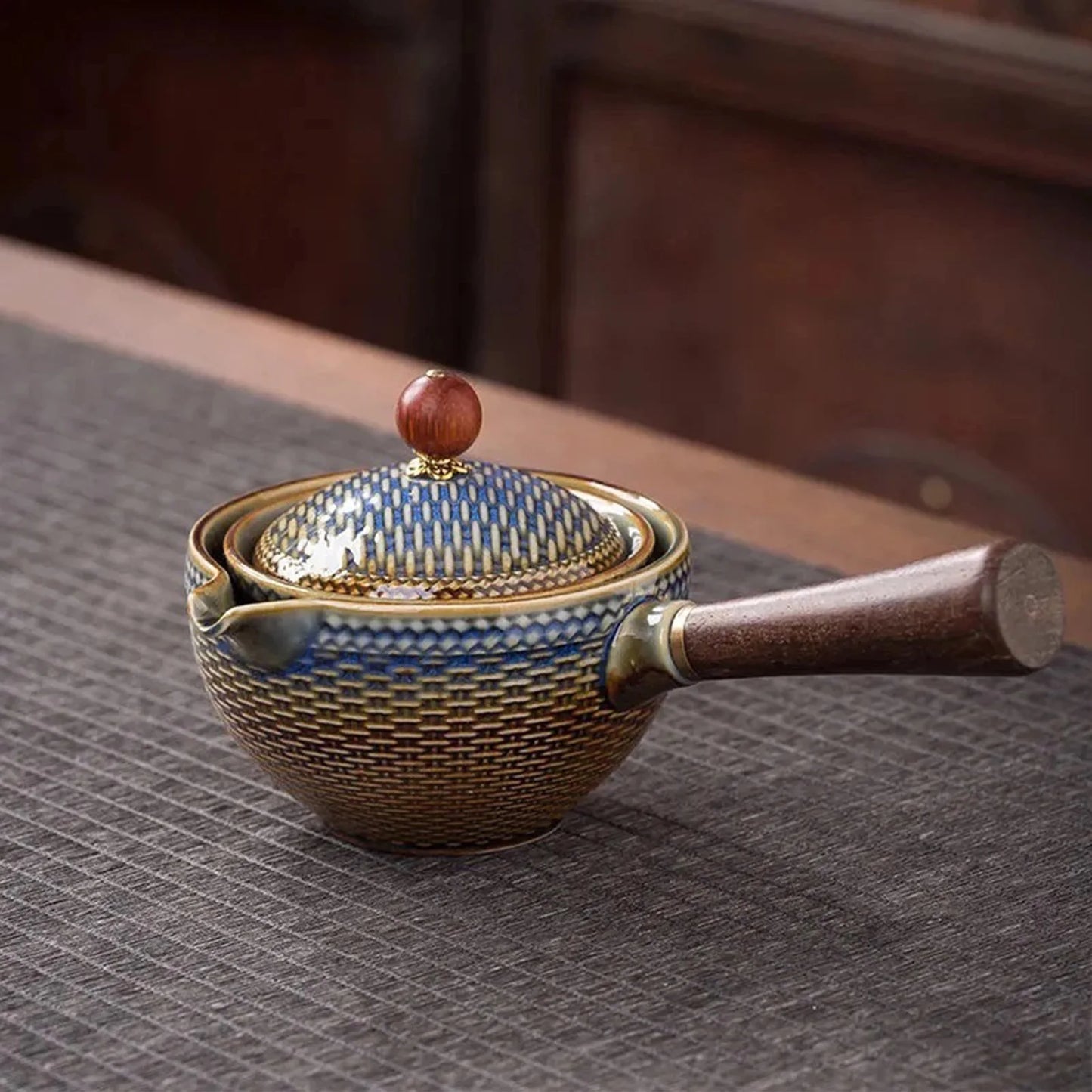 Keramik Teekanne mit 360 Grad Drehung und 160ml Fassungsvermögen