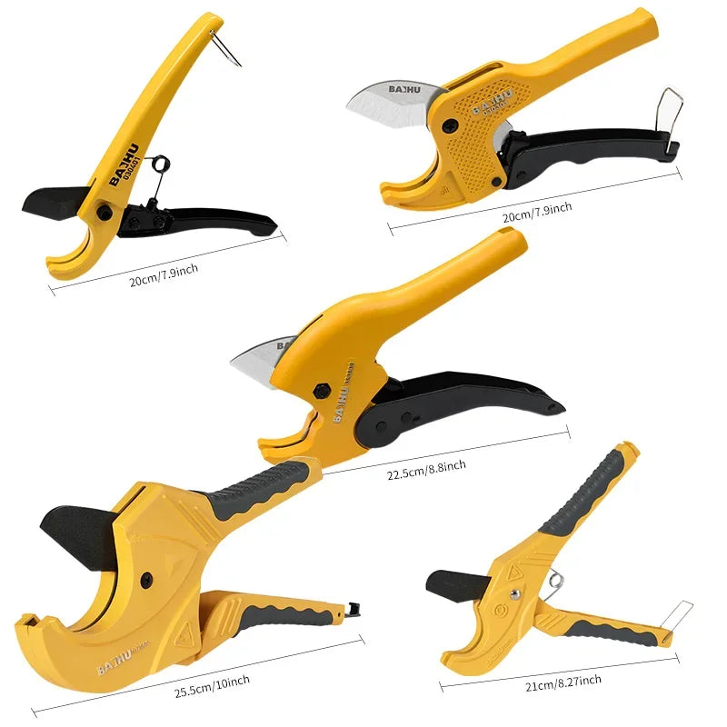 Rohrschneider für PVC, PU, PP, PE – 33 mm bis 63 mm – Handwerkzeug