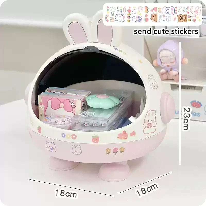Kawaii Kaninchen Schreibtisch Organizer Box für Studenten & Mädchen Deko