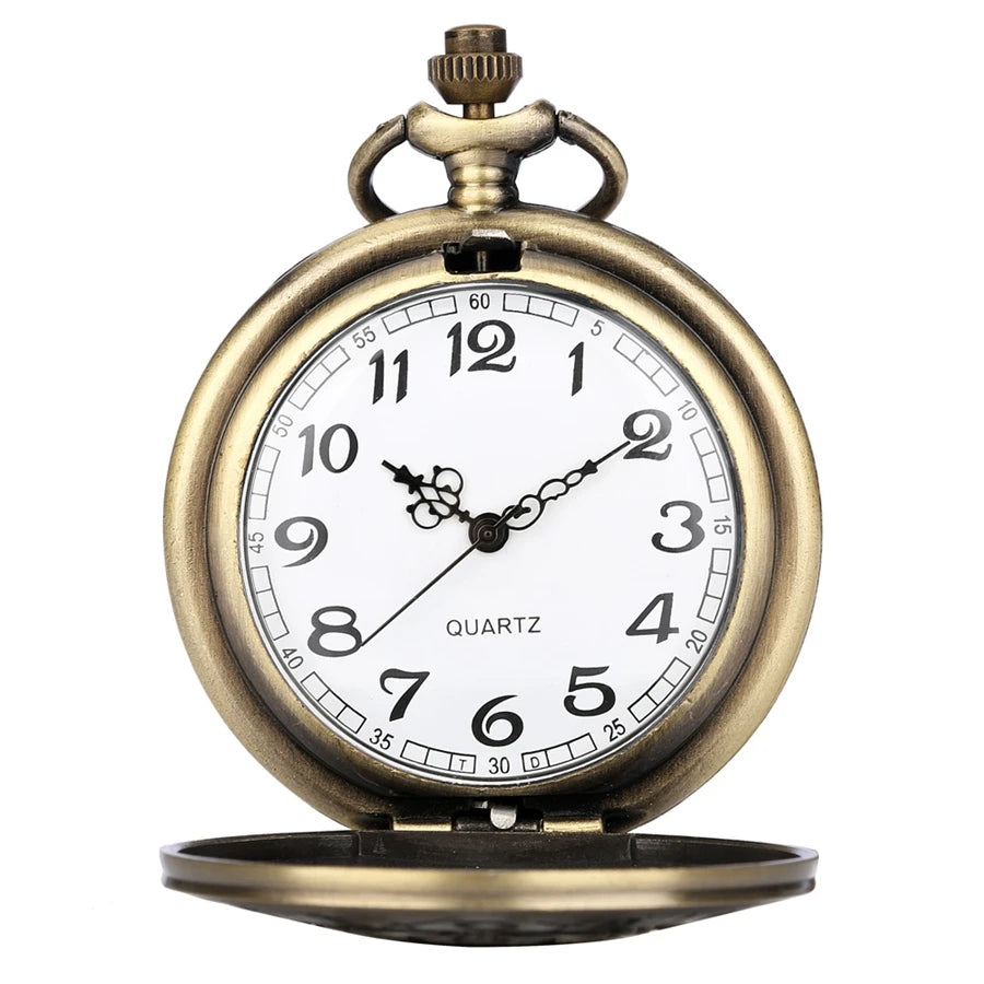 Quarz Taschenuhr Krebs Zeichen mit Krabben Halskette Vintage Stil