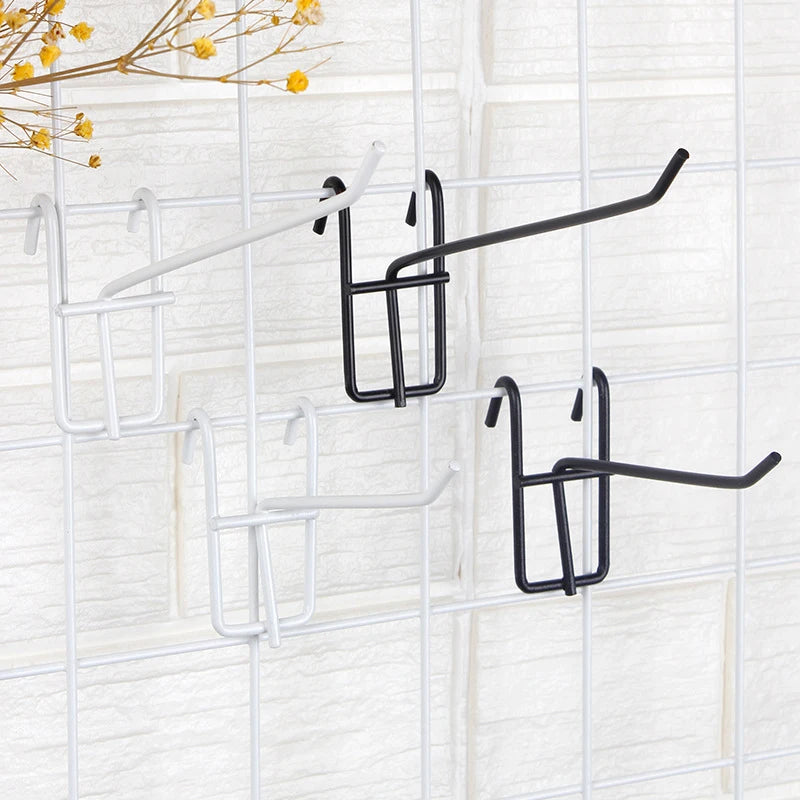 Mesh Gitterhaken Set Robuste Display Haken für Wandaufbewahrung Garage