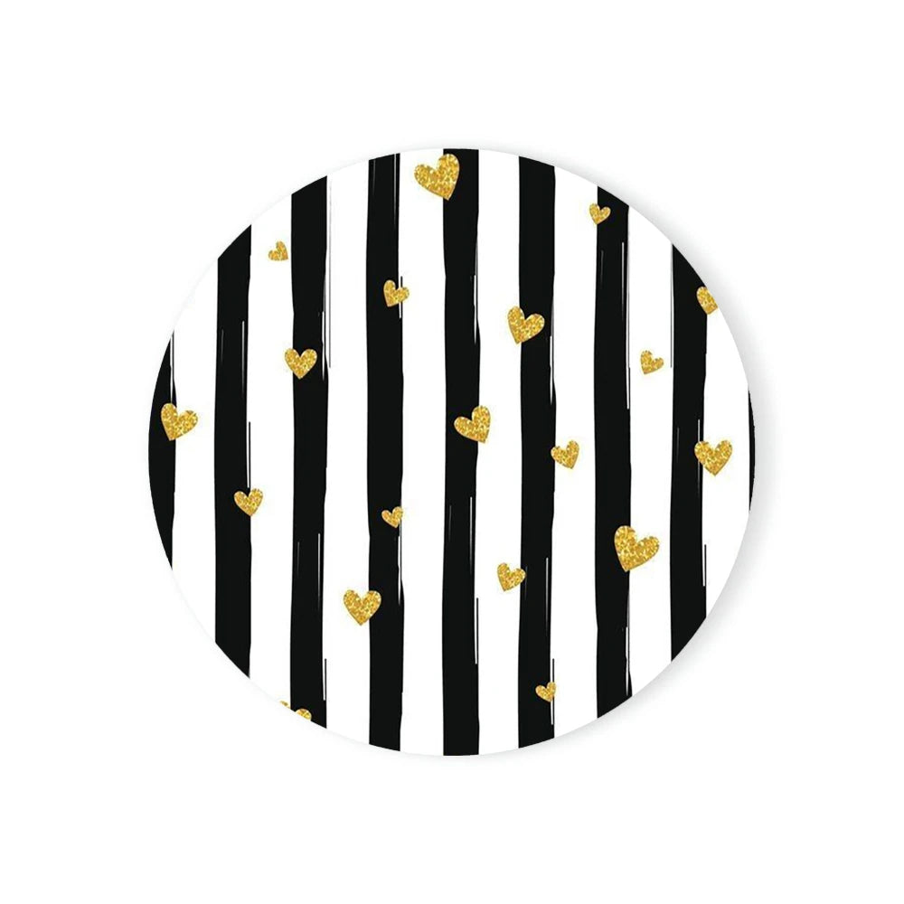 Runde saugfähige Keramik Untersetzer mit Korkbasis für Tischschutz