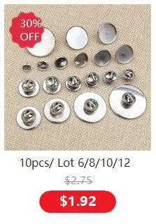 100 teiliges Set Edelstahl Auge Pins in verschiedenen Größen für Schmuckherstellung-Yabubest - Home & More