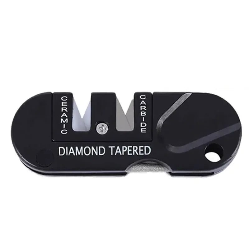 4-in-1 Multifunktions Taschenmesserschärfer mit Keramik Hartmetall Diamant