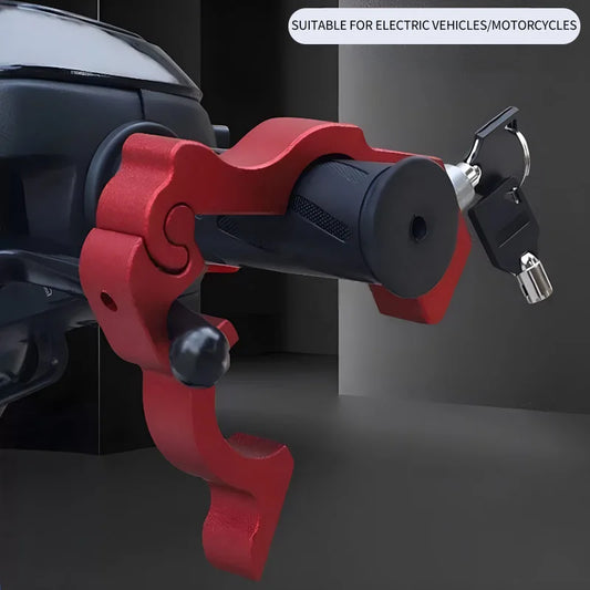 Lenkerschloss mit Edelstahlzug für Motorrad und ATV Diebstahlschutz