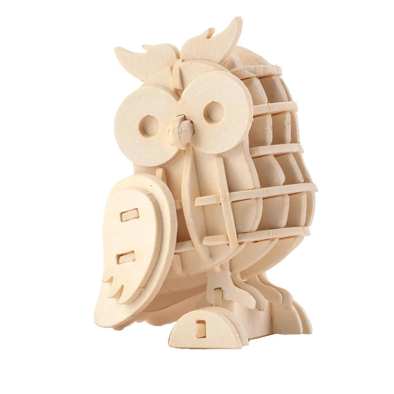 3D Holzpuzzle Tier Montageset DIY Geschenk für Kinder ab 12 Jahren