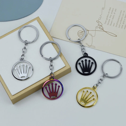 Eleganter Goldfarbener Krone Schlüsselanhänger – Stilvolles Unisex Accessoire