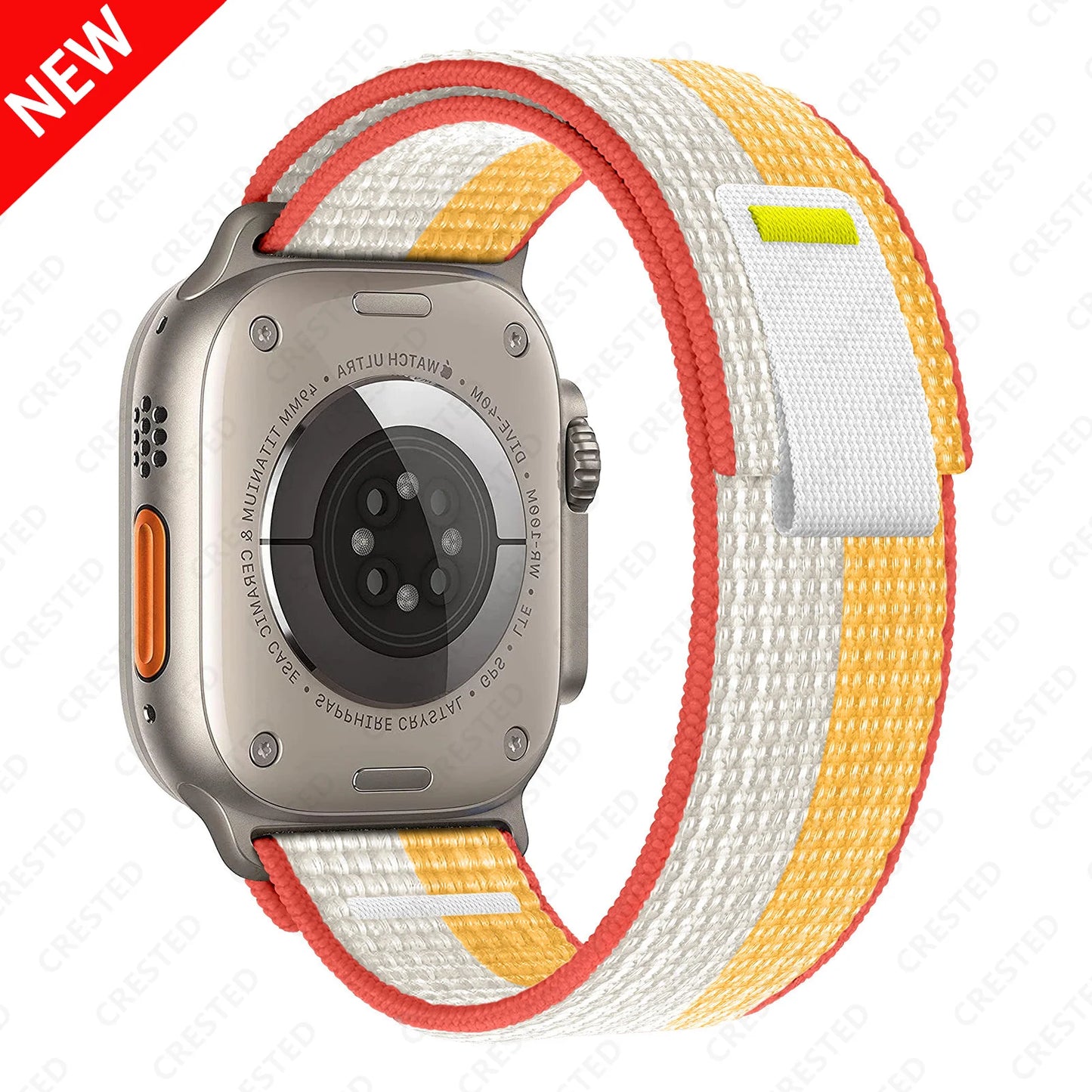 Nylon Trail-Loop Armband kompatibel für Smartwatches 38-49 mm Unisex