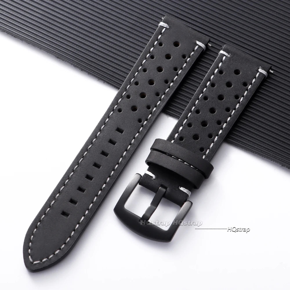 Vintage Rindsleder Uhrenarmband 18 Millimeter bis 24 Millimeter A