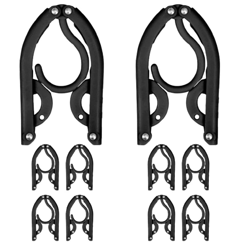 Faltbare Reise-Kleiderbügel 5 oder 10 Stück Platzsparend - Tragbar